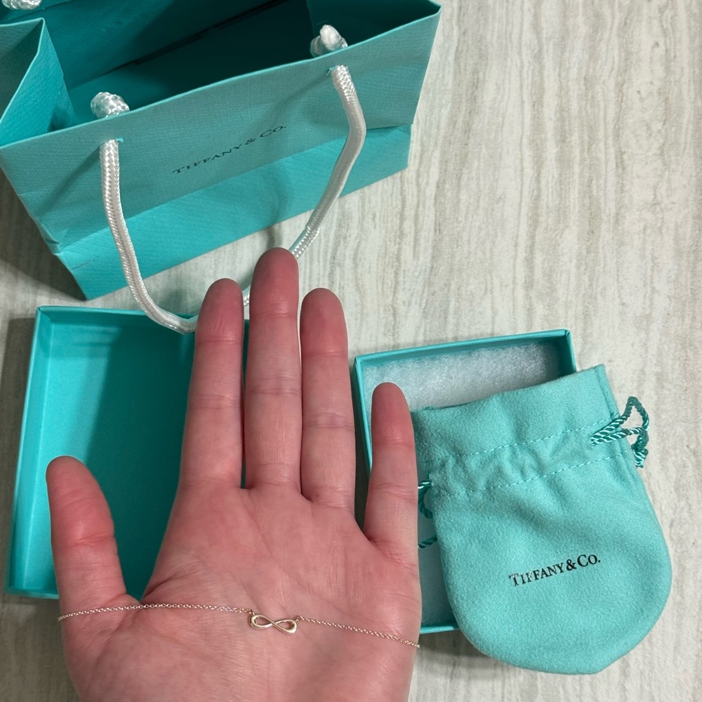 Tiffany & Co. Silver Infinity Necklace